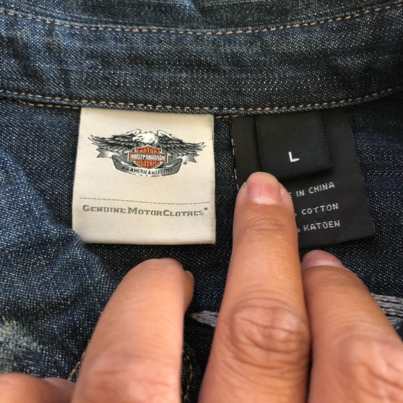 Harley Davidson button down - Picture 7 of 7